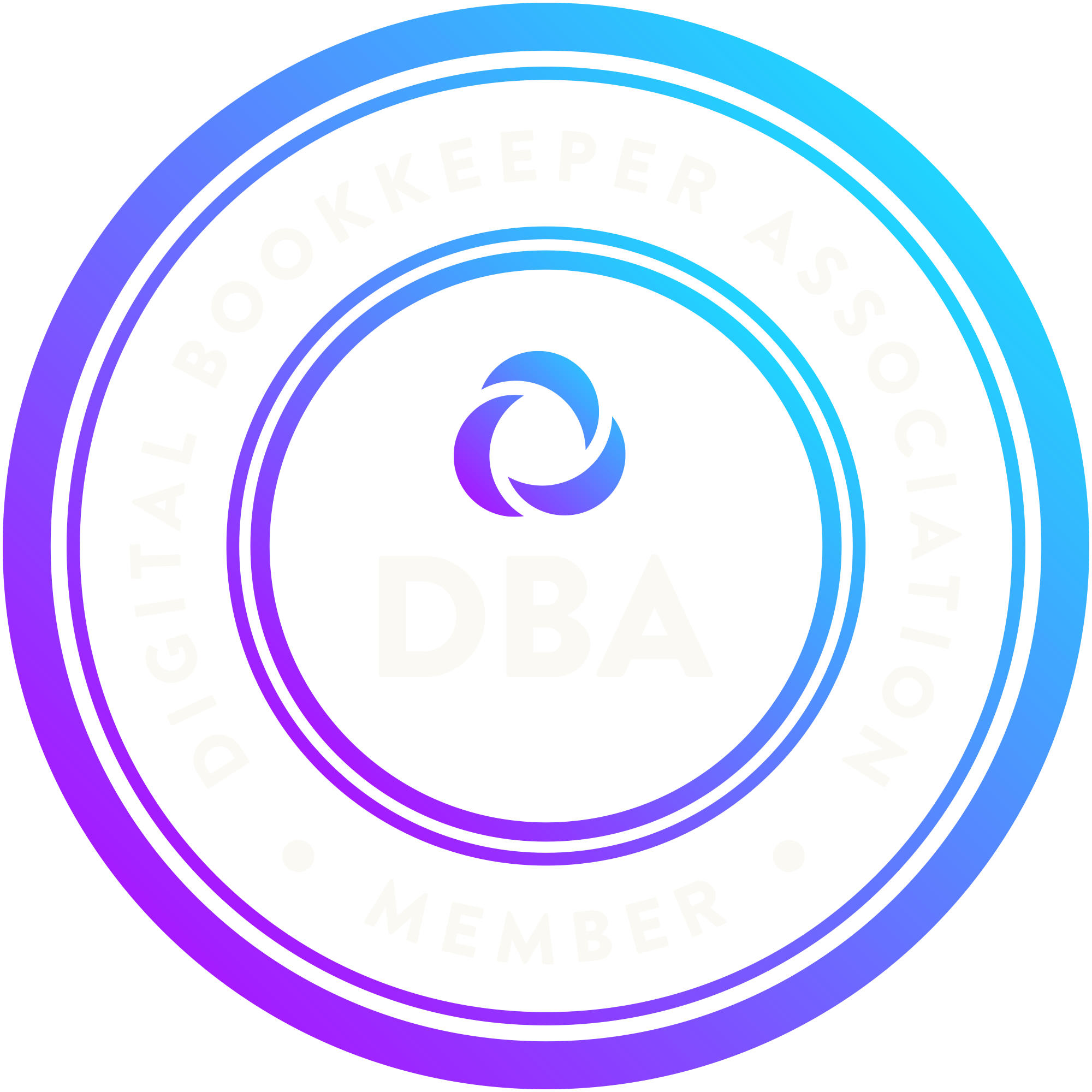 Digital Bookkeeper Association Member certification badge