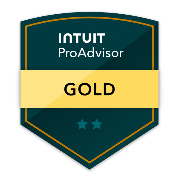Intuit ProAdvisor Gold certification badge
